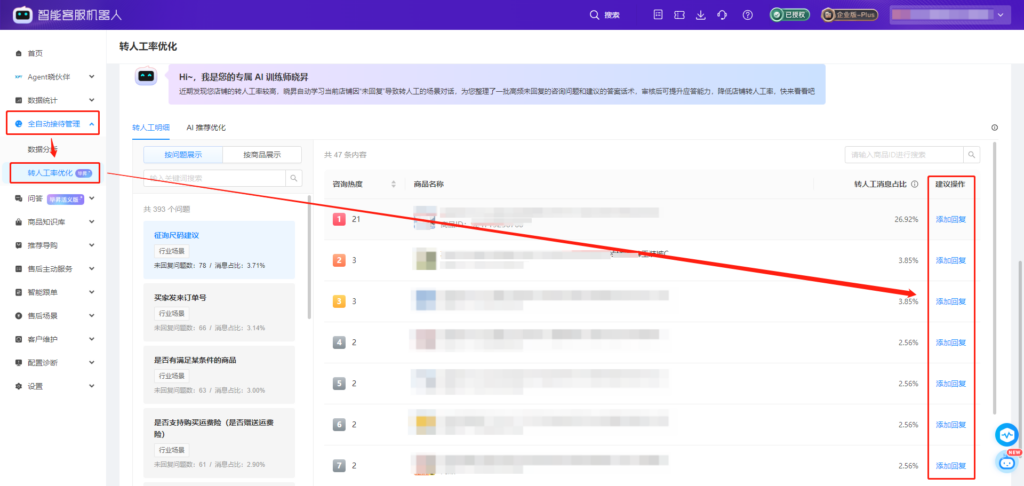 AI客服会判断后，某服饰品牌转人工率降到36%【电商实践录⑤】